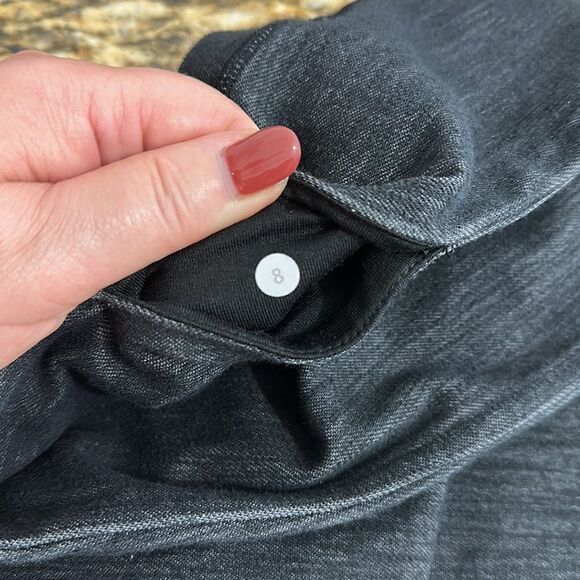Lululemon Athletica Heather Gray Full Length Leggings Size 8 - Picture 4 of 7